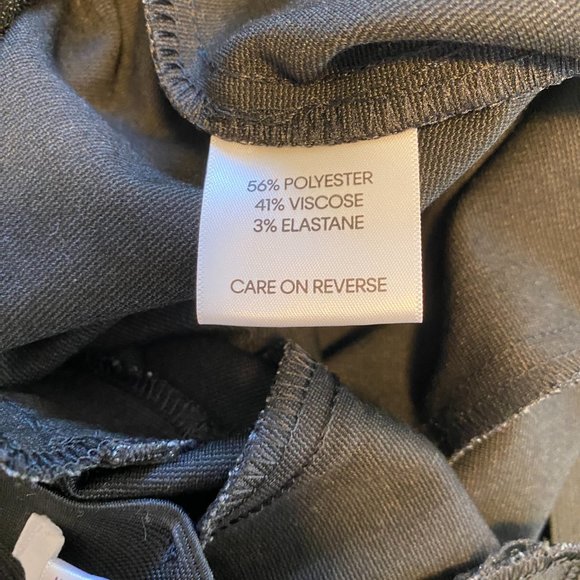 Calvin Klein Grey and Black Plaid Stretch Pants - NWOT - Picture 5 of 5